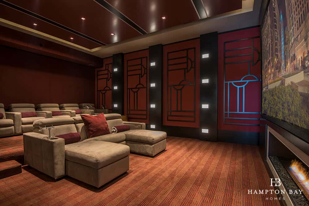 Hampton Bay Homes - Theatre And Game Rooms