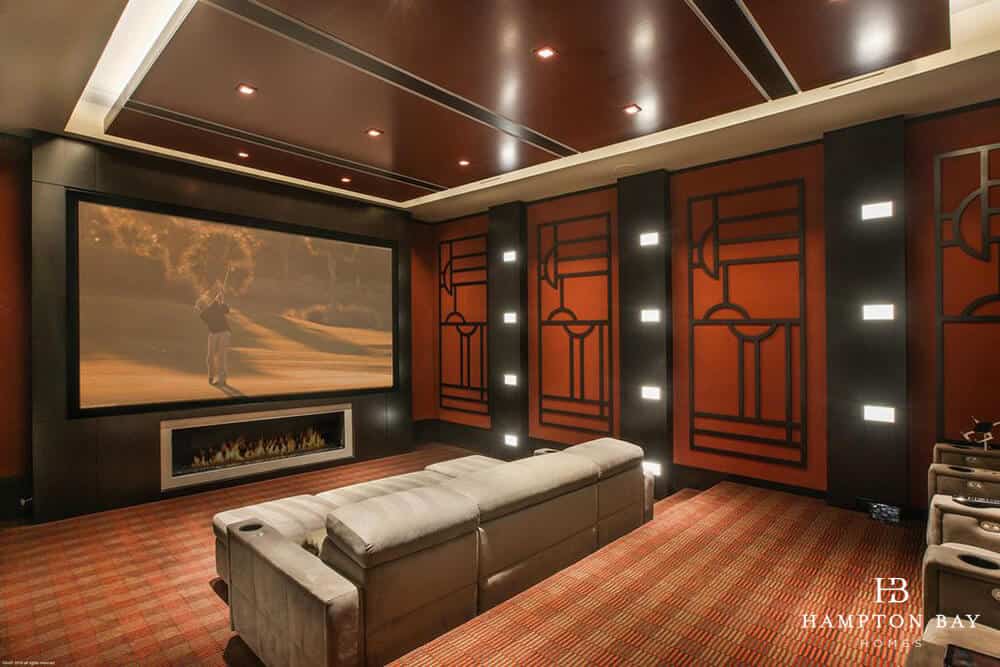 Hampton Bay Homes - Theatre And Game Rooms