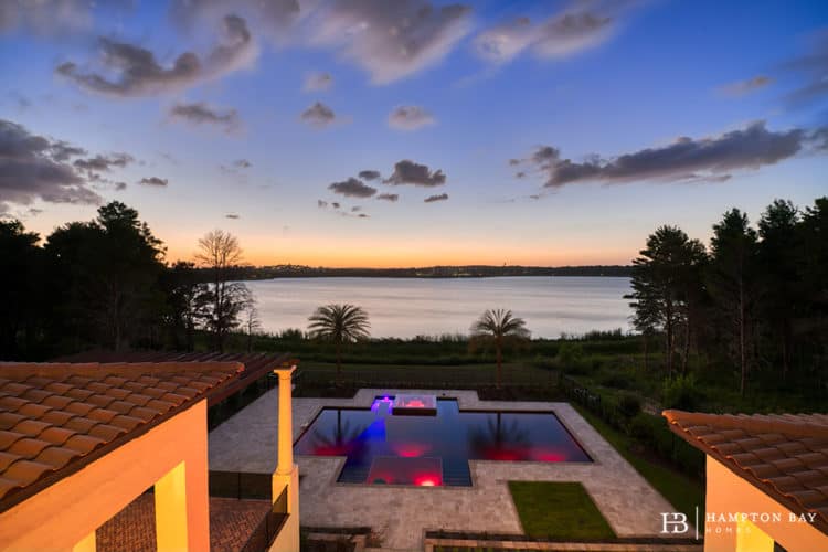 Villa Affaccio Pool Top View | Hampton Bay Homes