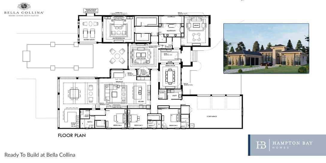 Villa Civita Floor Plan | Hampton Bay Homes