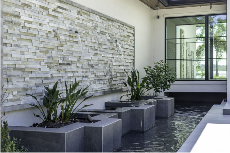 Modern Transitional Pool Side | Villa Del Lago